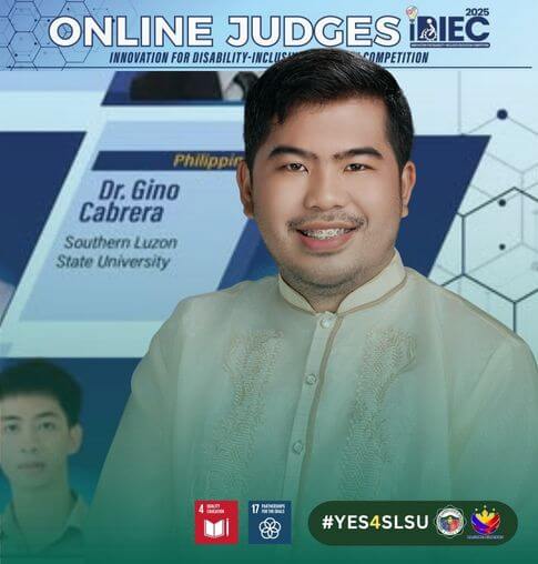 Assoc. Prof. Cabrera joins the online judges for the International Conference on Special Education