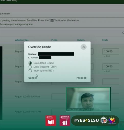 SLSU introduces New Grade Encoding System to colleges