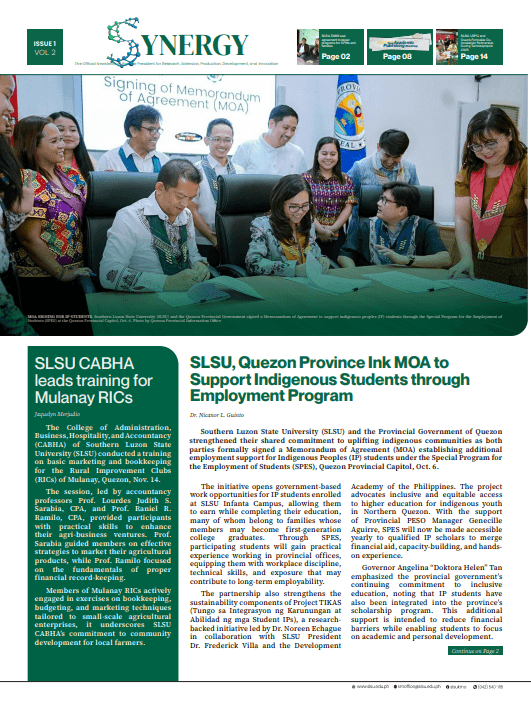 Karulo Newsletter - Office of Extension Services