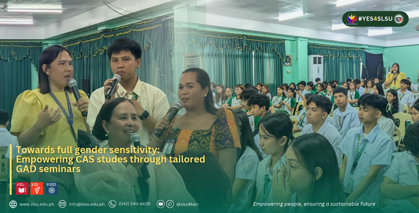 CAS Gender and Development seminars on SOGIE awareness and gender-fair language.