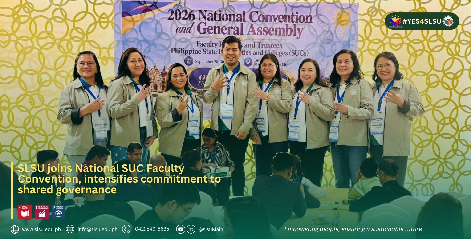 National SUC Faculty Convention — main photo