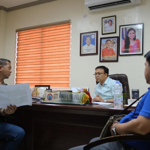 SLSU Officials conduct Courtesy Visit to Catanauan Mayor