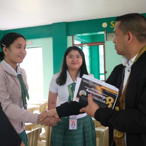 Dr. Villa meets with SLSU Tayabas Students and Faculty