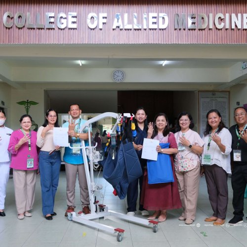Sinag Kalinga donates equipment to College of Allied Medicine