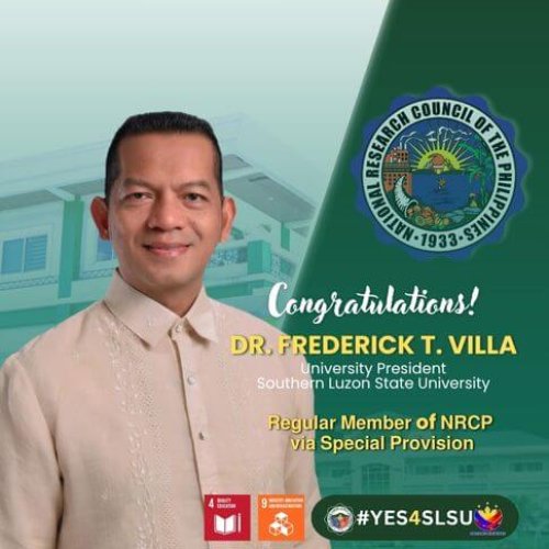 NRCP grants Regular Membership to Pres. Villa via Special Provision